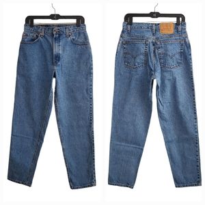 Vintage 90's Levi's 551 Relaxed Fit High Rise Tapered Leg Mom Jeans Sz 6 Short